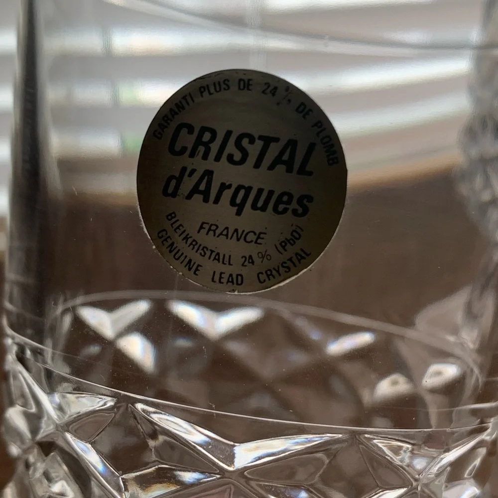 Leaded Crystal Stemmed Glasses